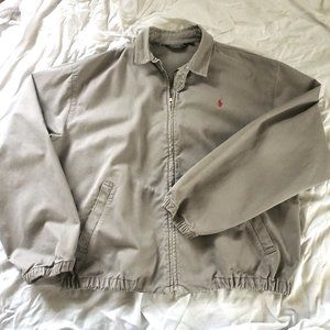 Polo Jacket Tan, Made in USA Large Nice condition